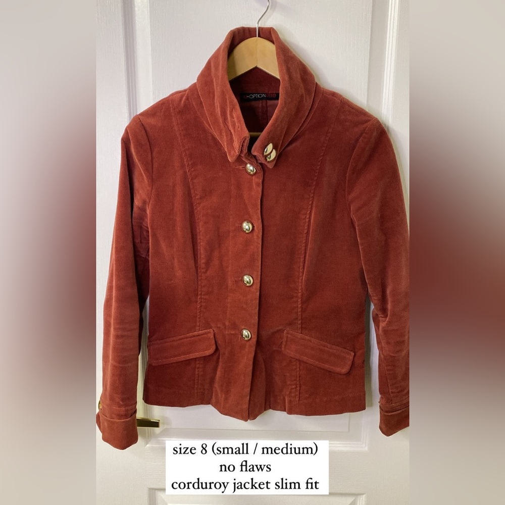Corduroy Vintage Pink Salmon Jacket